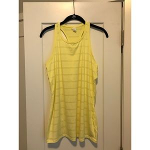 Athleta Double Stripe High Neck Chi Tank- Size M